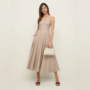 Reformation Astoria Dress in Anzo Check sz 6